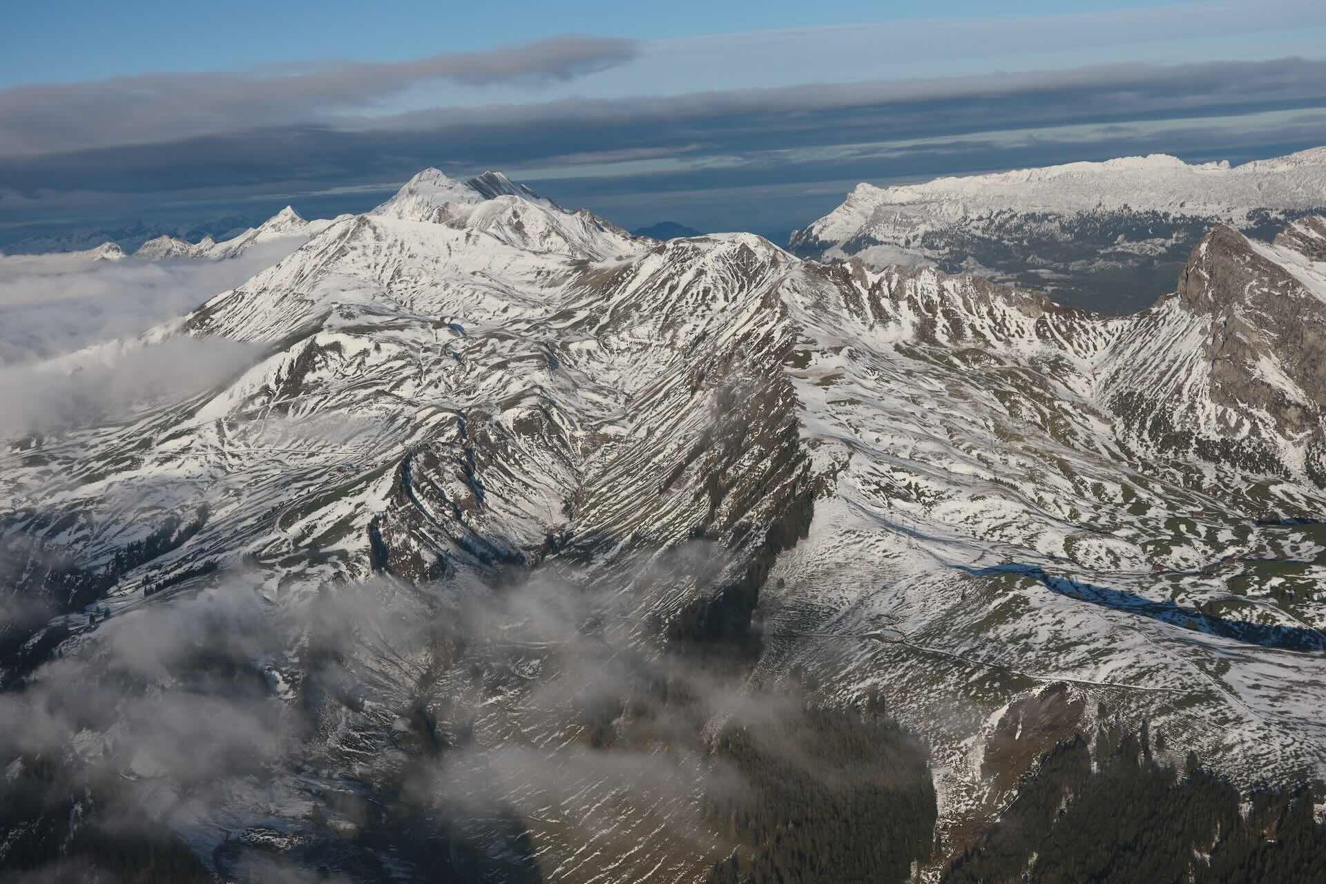 Snowy Mountain Range